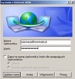 Okno polaczenia